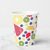 Fruit party - papieren bekers (Achterkant)