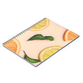 Fruit pastel patroon notitieboek (Linkerzijde)