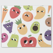 Fruit Patroon Wrapping Papier (Vlak)