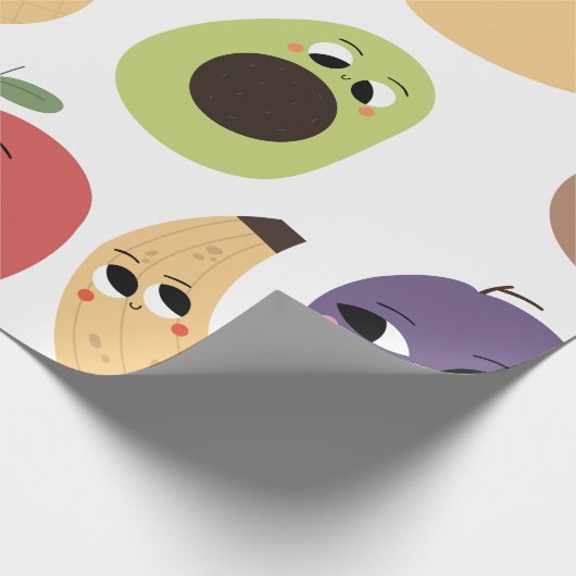 Fruit Patroon Wrapping Papier (Hoek)