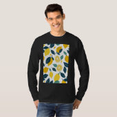 Fruit Pattern Art Lemon  Waterverf 2 T-shirt (Voorkant volledig)