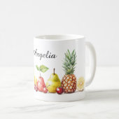 Fruit Pears Cherries Pineapple Koffiemok (Voorkant rechts)