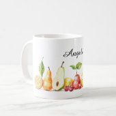 Fruit Pears Cherries Pineapple Koffiemok (Voorkant links)