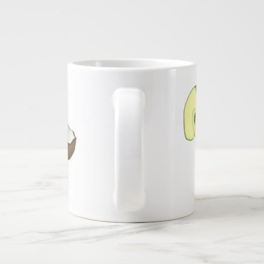 Fruit Pi, Pi op diverse vruchten Grote Koffiekop (Achterkant)