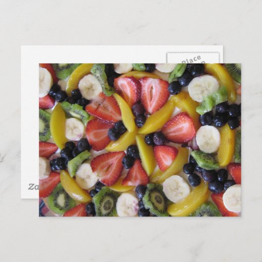 Fruit Pie Post Card Briefkaart (Voorkant / Achterkant)