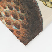 Fruit plantaardige botanische wetenschappelijke il fleece deken (Hoek)