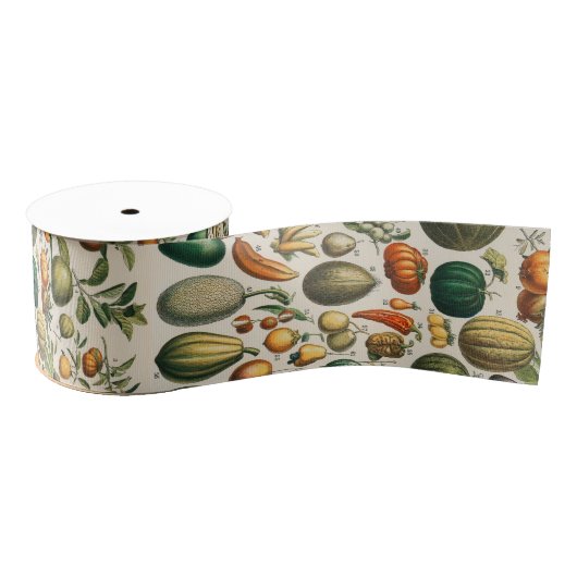 Fruit plantaardige botanische wetenschappelijke il grosgrain lint (Spoel)