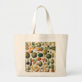 Fruit plantaardige botanische wetenschappelijke il grote tote bag (Voorkant)