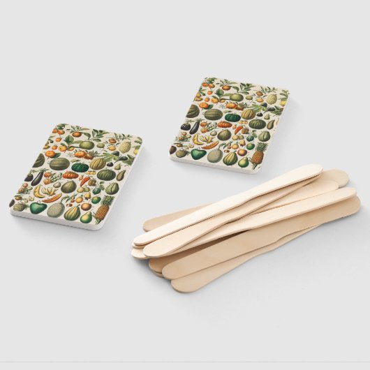 Fruit plantaardige botanische wetenschappelijke il handwaaier (Niet-gemonteerd)