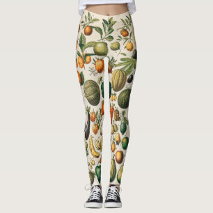 Fruit plantaardige botanische wetenschappelijke il leggings