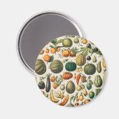 Fruit plantaardige botanische wetenschappelijke il magneet (Voorkant / Achterkant)