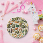 Fruit plantaardige botanische wetenschappelijke il papieren bordje (Feest)