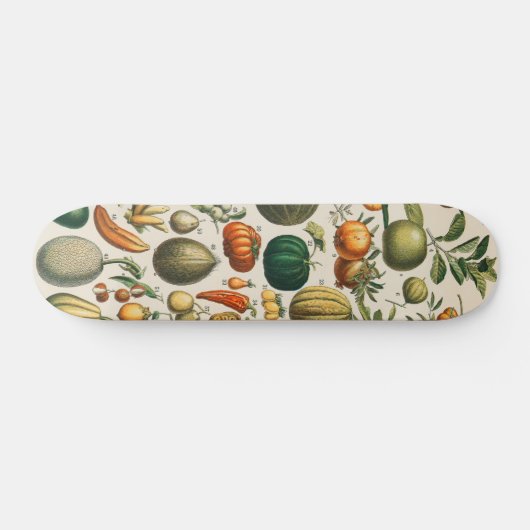 Fruit plantaardige botanische wetenschappelijke il persoonlijk skateboard (Horizontaal)