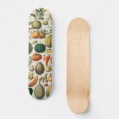 Fruit plantaardige botanische wetenschappelijke il persoonlijk skateboard (Voorkant)