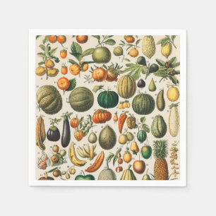 Fruit plantaardige botanische wetenschappelijke il servet