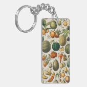 Fruit plantaardige botanische wetenschappelijke il sleutelhanger (Voorkant Links)