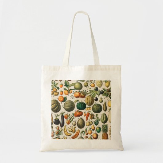 Fruit plantaardige botanische wetenschappelijke il tote bag (Voorkant)
