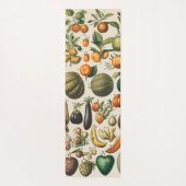 Fruit plantaardige botanische wetenschappelijke il yogamat (Achterkant)