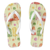 Fruit Popcicle Teenslippers (Voetbed)