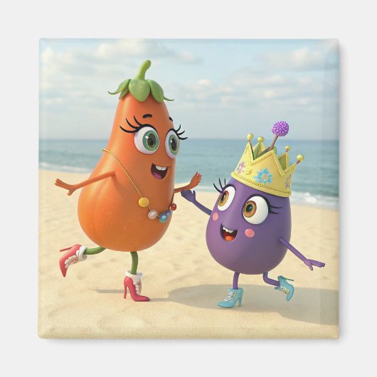Fruit Princess Fiesta: Du Di Dam Dans bij de Magi Magneet (Voorkant)