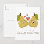 Fruit Pun: We maken een mooie peer Briefkaart (Voorkant / Achterkant)