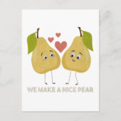 Fruit Pun: We maken een mooie peer Briefkaart (Voorkant)