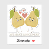 Fruit Pun: We maken een mooie peer Sticker (Vel)