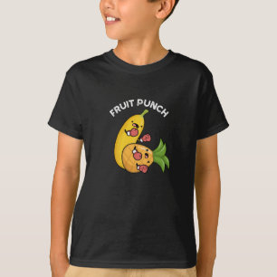 Fruit Punch Funny Drink Pun Dark BG T-shirt