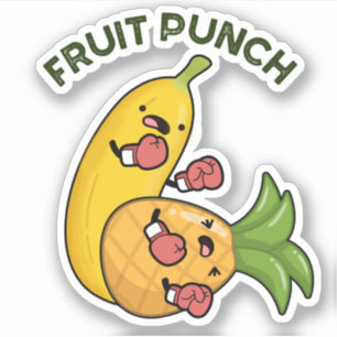 Fruit Punch Funny Drink Pun Sticker