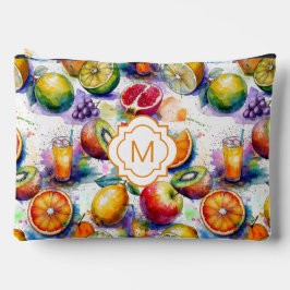 Fruit Punch Watercolor Patroon Gepersonaliseerd Etui