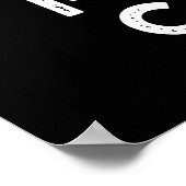 Fruit Puns Maken Een Mango Gek Donker BG Poster (Hoek)