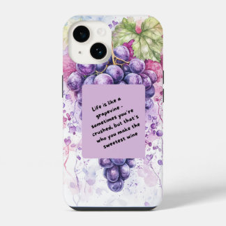 Fruit Quote iPhone Case – Leuk en fris Motivatie 14 Hoesje