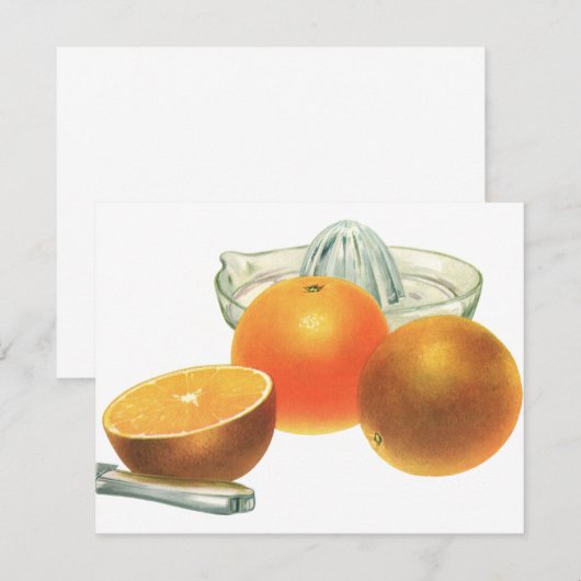  fruit, rijpe Sinaasappels, ontbijt (Voorkant / Achterkant)