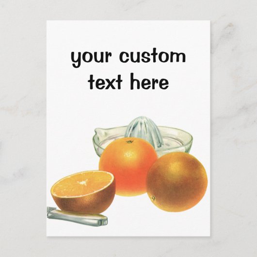 fruit, rijpe Sinaasappels, ontbijt Briefkaart (Voorkant)