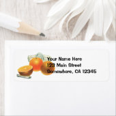  fruit, rijpe Sinaasappels, ontbijt Etiket (Insitu)