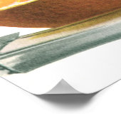  fruit, rijpe Sinaasappels, ontbijt Poster (Hoek)