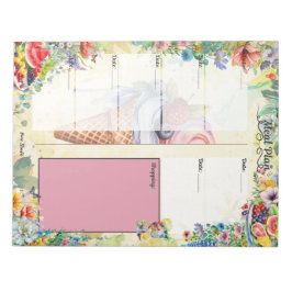 Fruit Salad 7 Day Blank Meal Planner Notitieblok