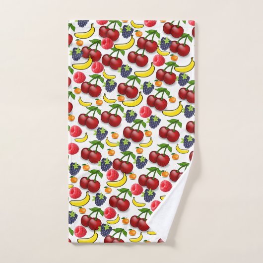Fruit Salad Bathroom Towel sets Bad Handdoek (Handdoek)