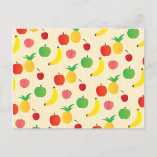 Fruit Salad Pattern Briefkaart