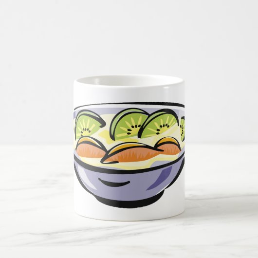 Fruit Salade Bowl met Kiwi en Sinaasappel Koffiemok (Center)