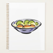 Fruit Salade Bowl met Kiwi en Sinaasappel Planner (Voorkant)