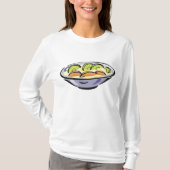 Fruit Salade Bowl met Kiwi en Sinaasappel T-shirt (Voorkant)