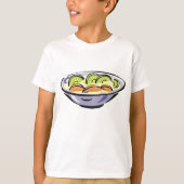 Fruit Salade Bowl met Kiwi en Sinaasappel T-shirt (Voorkant)