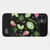 Fruit Salade Kiwi Watermeloen Groene Illustratie Case-Mate iPhone Case (Achterkant (horizontaal))