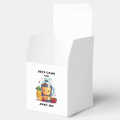 Fruit Sapcentrifuge Keep Calm En Sap Gezondheid Bedankdoosjes (Geopend)