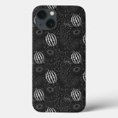 Fruit seamless pattern black and white Tropical Case-Mate iPhone Case (Achterkant)