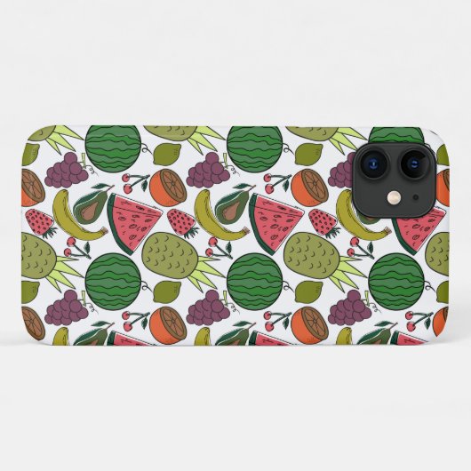 Fruit seamless pattern | Fruit surface pattern 15 Case-Mate iPhone Case (Achterkant (horizontaal))