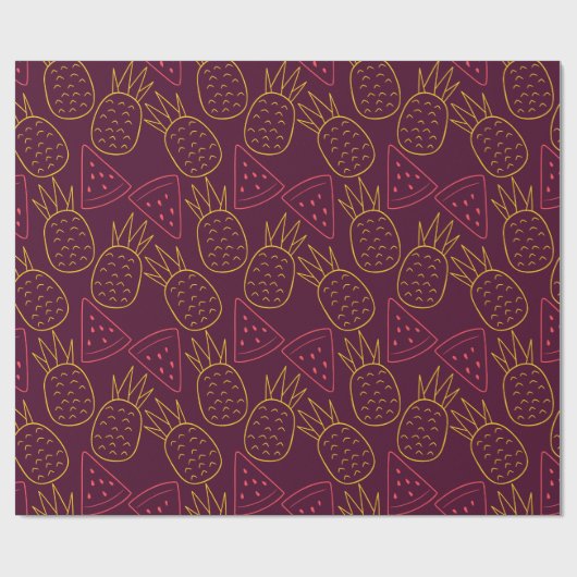 Fruit seamless pattern | Fruit surface pattern 18 Cadeaupapier (Vlak)