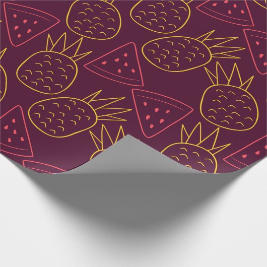 Fruit seamless pattern | Fruit surface pattern 18 Cadeaupapier (Hoek)