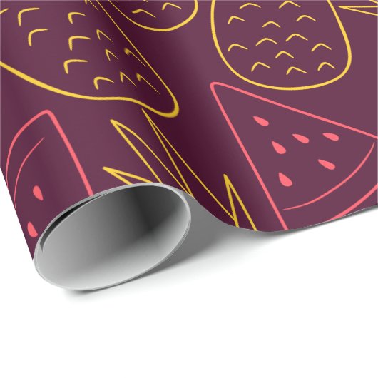 Fruit seamless pattern | Fruit surface pattern 18 Cadeaupapier (Rol Hoek)